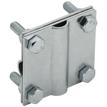 Заж. крес. с раз. пол./пр.-пол./пр. 40/12мм оц. сталь IEK