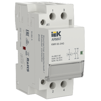 ARMAT Контактор модульный KMR 63А 230В AC 2НО IEK