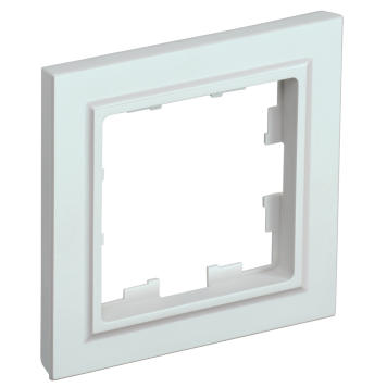 BRITE Рамка 1-мест. РУ-1-БрЖ жемч. IEK