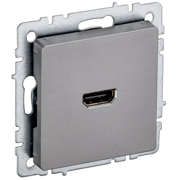 BRITE Роз. HDMI РHDMI-0-БрС сталь IEK