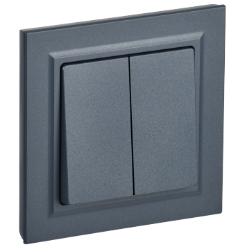 BRITE Выключ. 2-кл. 10А в сб. ВСР10-2-0-БрМ мар. IEK