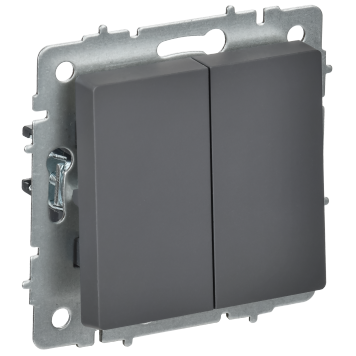 BRITE Выключ. 2-кл. перекр. 10А ВС10-2-3-БрГ граф. IEK