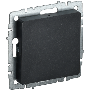 BRITE Заглушка c суппортом МЗ10-БрЧ черн. IEK