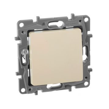 ETIKA Перекл. 1-кл. самовозвр. схема 6Р 6А б/к сл. кость