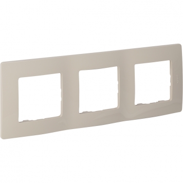 ETIKA Рамка 3-мест. сл. кость