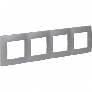 ETIKA Рамка 4-мест. алюм.