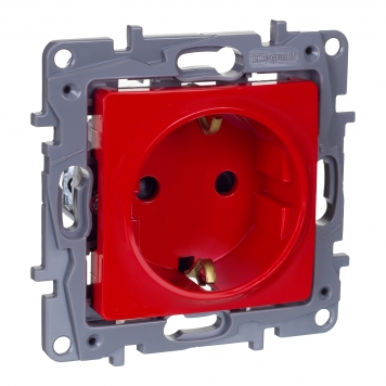 ETIKA Роз. с з/к/ш 16А красный