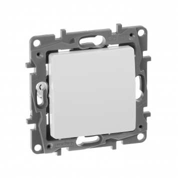 ETIKA Выключ. 1-кл. сх1 10АХ б/к бел.