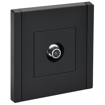 FORTE&PIANO Роз. TV оконечная FP128 чер. IEK