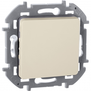 INSPIRIA Выключ. 1-кл. сх1 10АХ б/к слон. к.