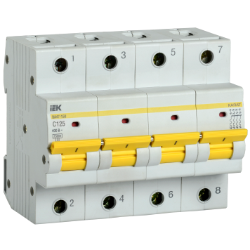 KARAT Авт. выкл. ВА47-150 4P C 125А 15кА IEK
