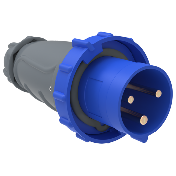 MAGNUM Вилка перенос. ССИ-033 63А-6ч 220В 2P+PE IP67 IEK