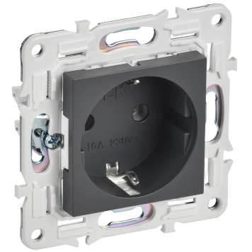 SKANDY Роз. с з/к без з/ш 16А SK-R05T титан IEK