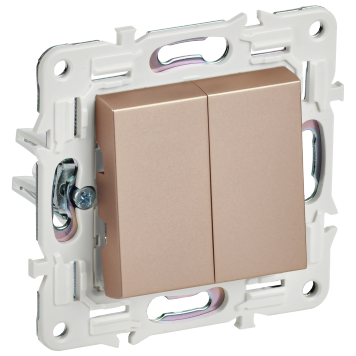 SKANDY Выключ. 2-кл. прох. 10А SK-V05Sa песоч. IEK