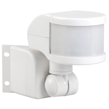 Датчик движения ДД 018В белый, макс. нагрузка 1100Вт, угол обзора 270град., дальность 12м, IP44, IEK