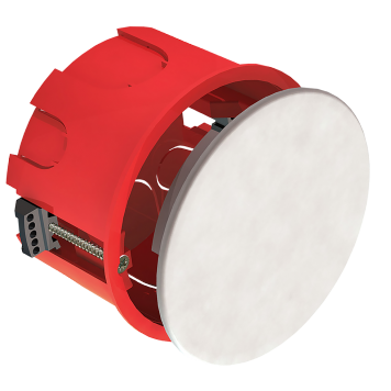 Коробка расп. КМ41025 пол. ст. D=80х40мм пласт. лап. IEK