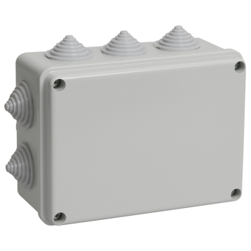 Коробка расп. КМ41241 о/п 150х110х70мм IP44 10 вв. серая IEK
