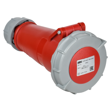 Розетка пер. ССИ-2142 16А-6ч 380В 3P+PE IP67 IEK