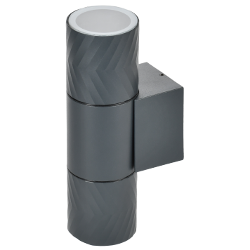 Светильник уличный 5108 настенный 2хGU10 IP65 серый IEK