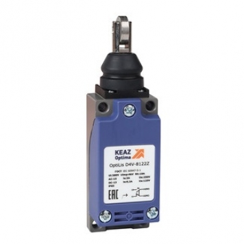 Выключатель концевой OptiLiS  D4V-8122Z толкатель роликовый поперечный металлический XCKP2103P16