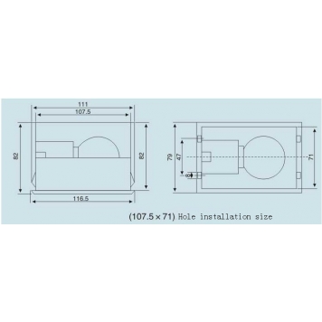 Блок освещения электрошкафов  СВОЭ-Л1 (36В)-1