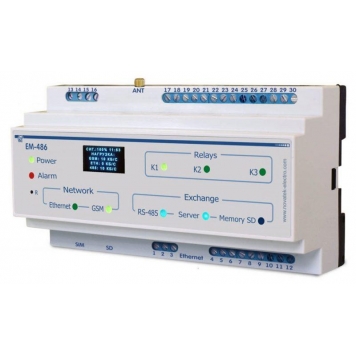 Modbus контроллер ЕМ-486