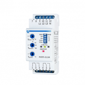 Трехфазное реле напряжения РНПП-311М-24V