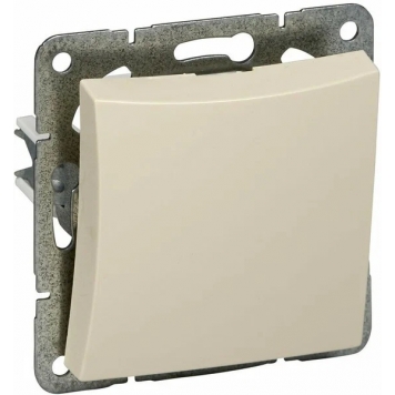 ОДНОКЛ.ВЫКЛ.(СХ.1),МЕХ-М,БЕЖЕВЫЙ WDE000211