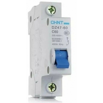 Авт. выкл.DZ47-60 1P 6A 4.5kA х-ка D  (CHINT)