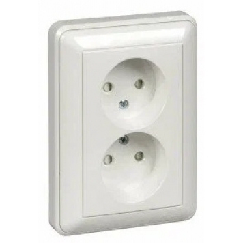 РОЗЕТКА  В59 СУ 2 Я БЕЛ. RS16-254-18