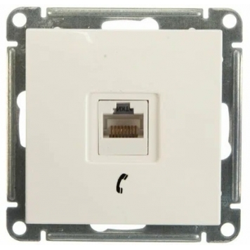 РОЗЕТКА ТЕЛ. В59 СУ Б.Р БЕЛ. RSI-152T-1-86