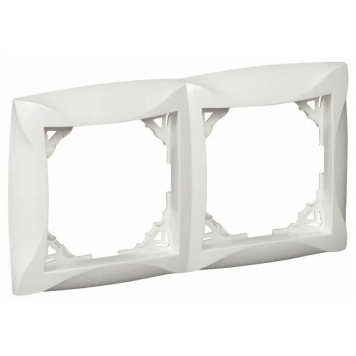 РАМКА, 2 МЕСТА, БЕЛЫЙ WDE000102
